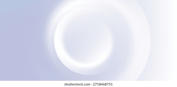 Efecto de resplandor blanco redondo. Círculo de Vector de luz de neón. Anillo de línea de bengala sobre un fondo blanco