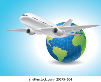 A round the world flight