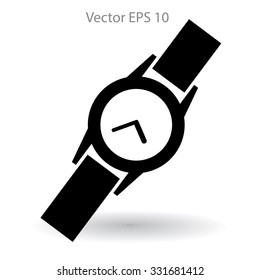 Round Wrist Watch vector illustration