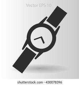 Round Wrist Watch vector illustration