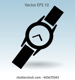 Round Wrist Watch vector illustration