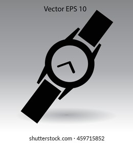 Round Wrist Watch vector illustration