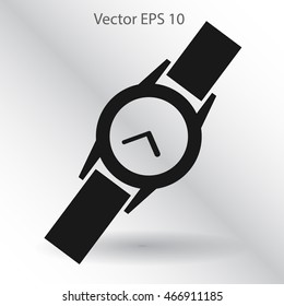 Round Wrist Watch vector illustration