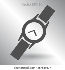 Round Wrist Watch vector illustration