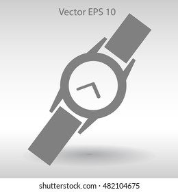 Round Wrist Watch vector illustration