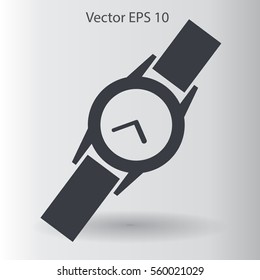 Round Wrist Watch vector illustration
