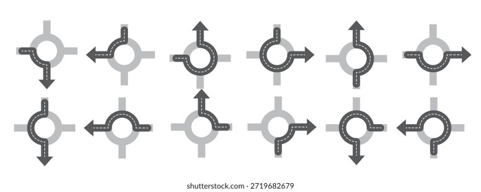 Ilustración vectorial de tráfico de la ciudad