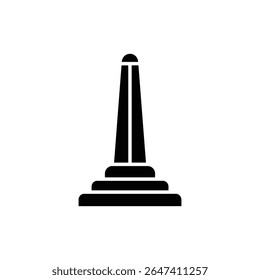 Monumento da Rotatória com Escultura de Peça Central Vertical Alta