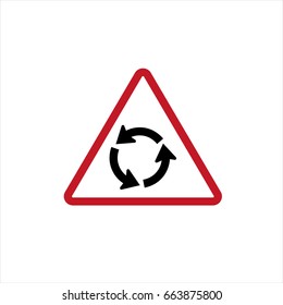 Roundabout sign