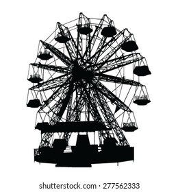roundabout vector illustration