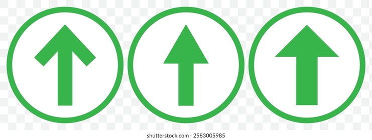 Rounded arrow up vector illustration on a white background. An isolated flat icon illustration of rounded arrow up with nobody. Eps 10.