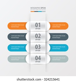 Rounded banner Orange , blue, gray color