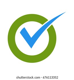 Rounded check mark icon