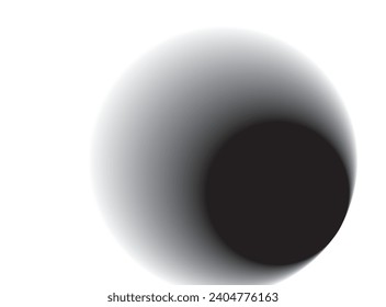 Fondo abstracto del círculo redondeado. Tubo de círculos concéntricos. Vector.