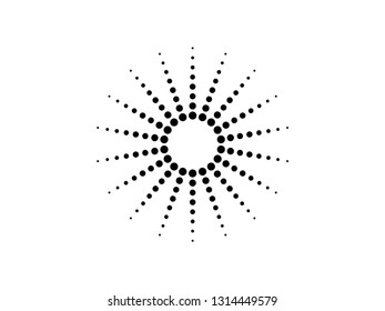 rounded circles illustration vector