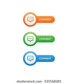 Rounded Comment Buttons
