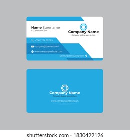 Rounded Creative Business Card vector Design