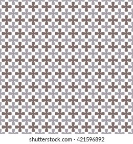 rounded cross pattern, mesh, mosaic, seamless vector background.