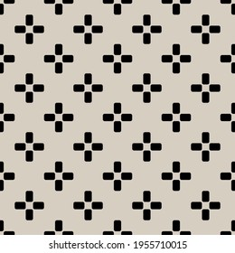 Rounded Crosspieces black color. Vector diagonal location.