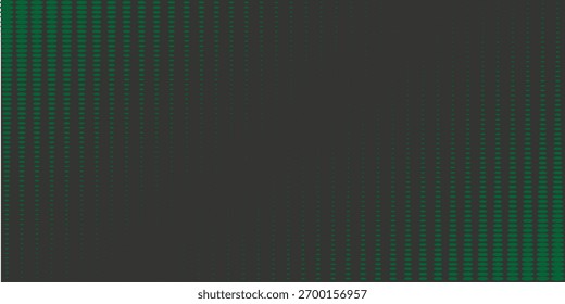 Rounded Dashes Halftone Pattern Vector Diagonal Frame Vivid Turquoise Abstract Background. Half Tone Tilted Structure Minimalism Graphic Eye-Catching Wallpaper. Retro Futurism Sci-Fi Tech Illustration