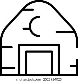 Rounded Editable stroke House Icon