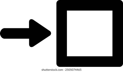 Rounded Filled Arrow Icon Design