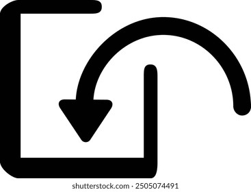Rounded Filled Arrow Icon Design