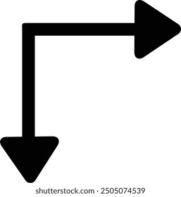 Rounded Filled Arrow Icon Design