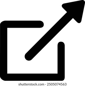 Rounded Filled Arrow Icon Design