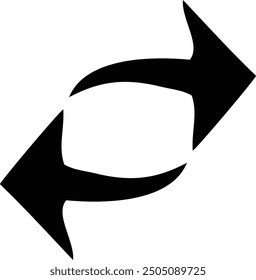 Rounded Filled Arrow Icon Design