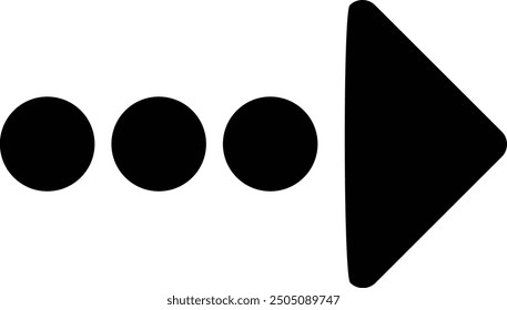 Rounded Filled Arrow Icon Design