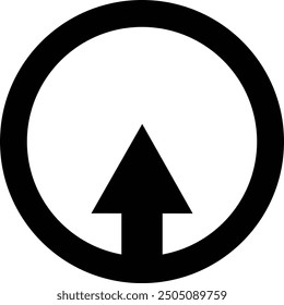 Abgerundeter ausgefüllter Pfeil-Symbolentwurf