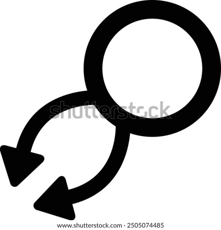 Rounded Filled Arrow Icon Design