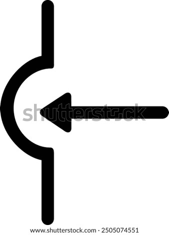 Rounded Filled Arrow Icon Design