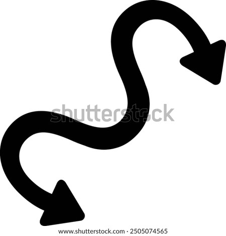 Rounded Filled Arrow Icon Design