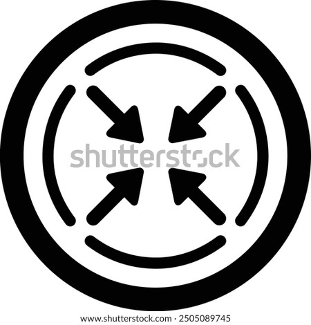 Rounded Filled Arrow Icon Design
