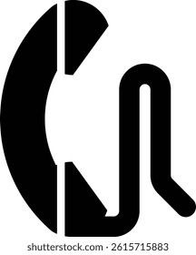 Rounded Filled Customer Service Icon
