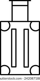 Rounded filled Editable stroke Luggage Icon