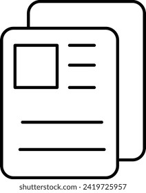 Rounded filled Editable stroke Portfolio Icon