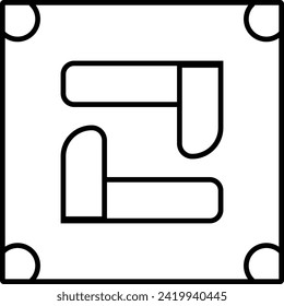 Rounded filled Editable stroke Repeat Icon