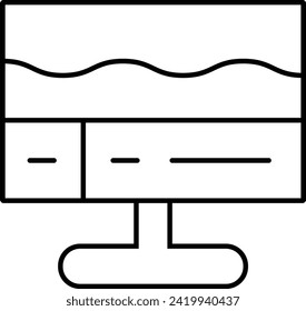Rounded filled Editable stroke Software Icon