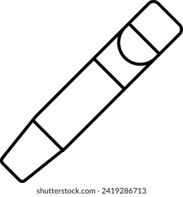 Rounded filled Editable stroke Whistle Icon