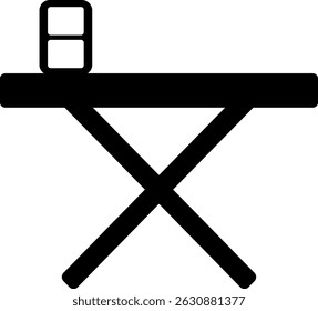 Rounded Filled Ironing board icon