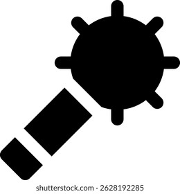 Rounded Filled Morning Star Icon