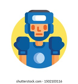 A rounded flat icons for sports