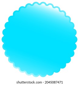 Rounded Fluffy Price Tag Label Starburst Stock Vector (Royalty Free ...