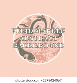 rounded fluid marble pastel color background design