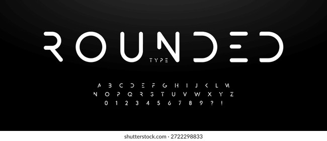 Vector de letras inglesas Conjunto de tipografía moderna, diseño tipográfico creativo para el texto del título, título del cartel tipográfico, tipo de logotipo del símbolo, Fuentes Sans Serif. Tipografía de Vector