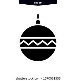 rounded glass ball icon vector