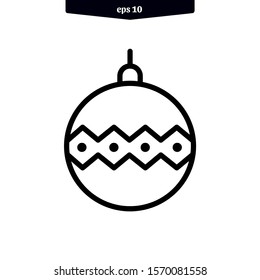 rounded glass ball icon vector